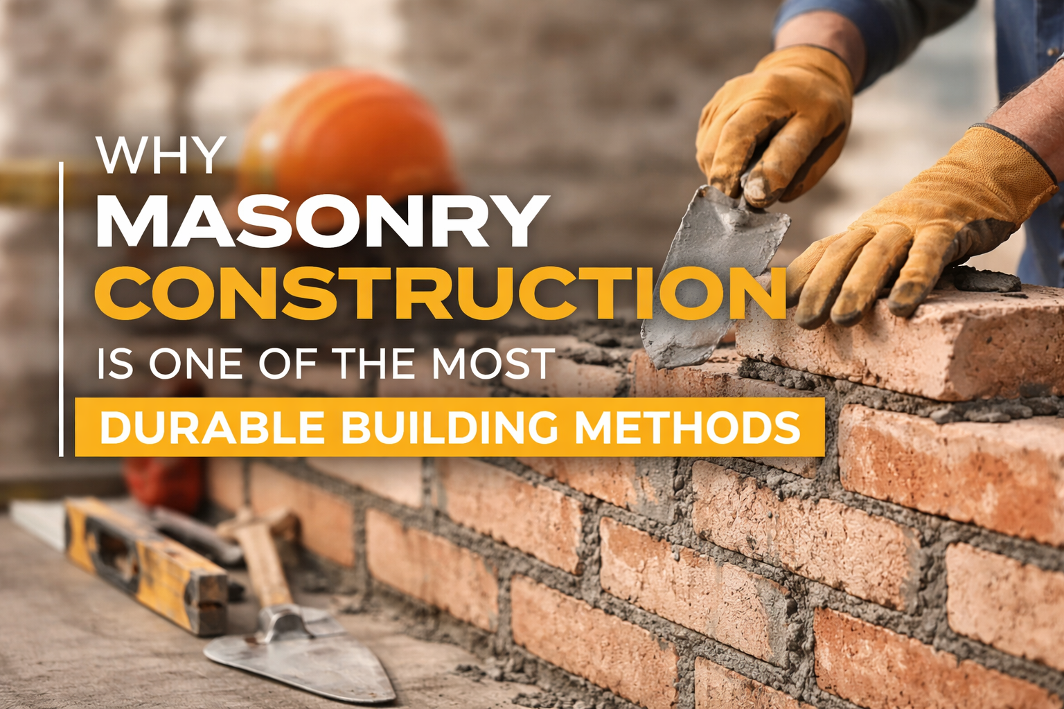 Why Masonry Construction Is One of the Most Durable Building Methods